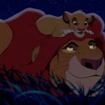 Como se llama el rey León y su hijo